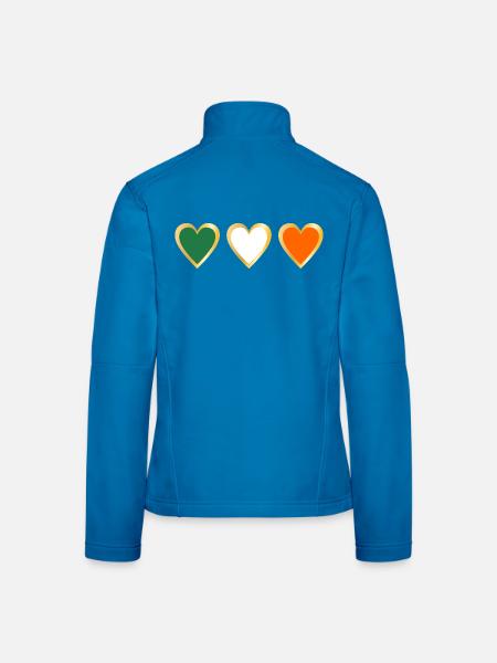 Irland - Frauen Softshelljacke - Lichtblau - Hinten