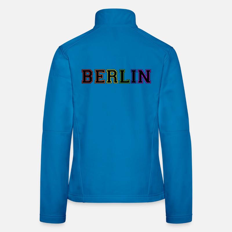Berlin Varsity Rainbow Women's Softshell Jacket