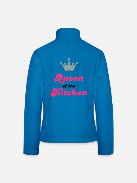 cuire - Veste en tissu softshell Femme - bleu clair - Dos