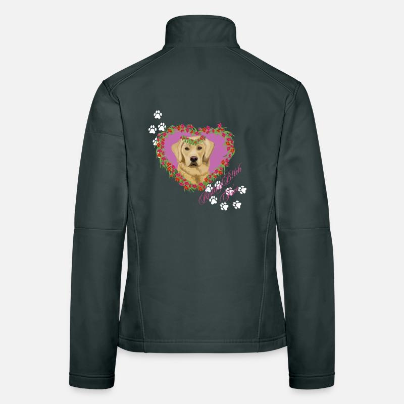 Resting B!tch Face Labrador Women's Softshell Jacket