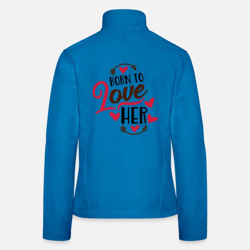 Liebe Frauen Softshelljacke