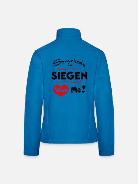 Siegen Stadt Urban T-Shirt City Heimatliebe Town - Frauen Softshelljacke - Lichtblau