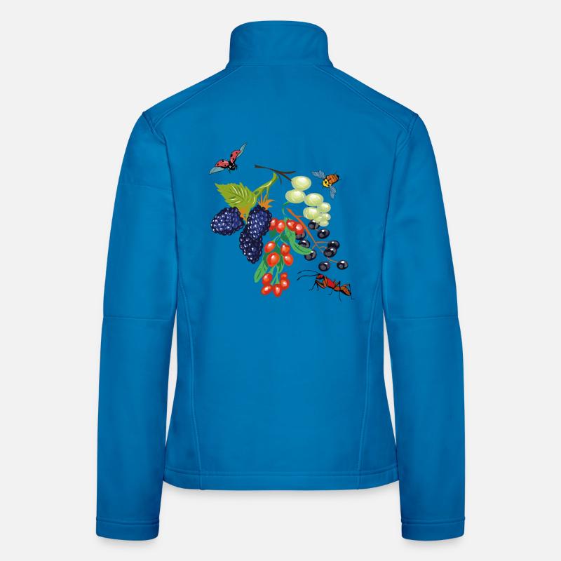 Fruit with insects Women's Softshell Jacket
