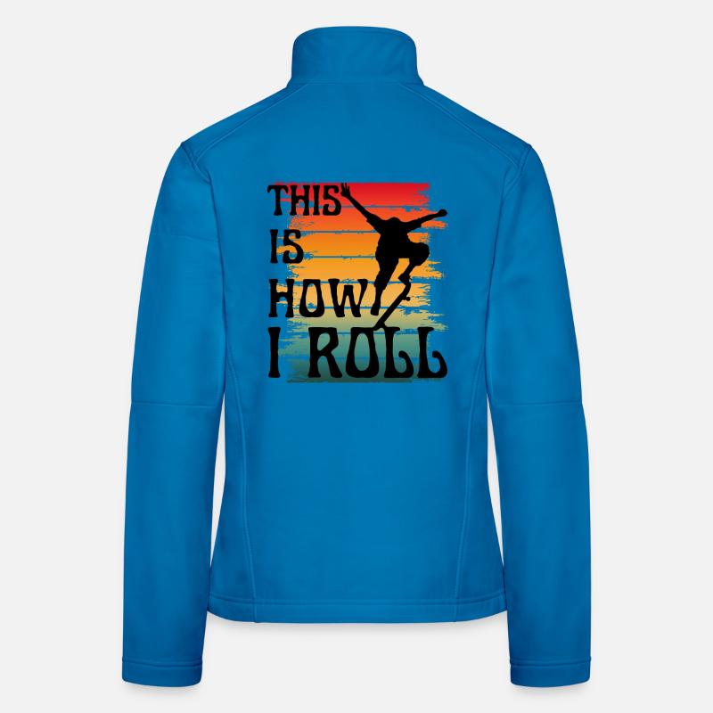 C’EST COMME ÇA QUE JE ROULE Veste en tissu softshell Femme