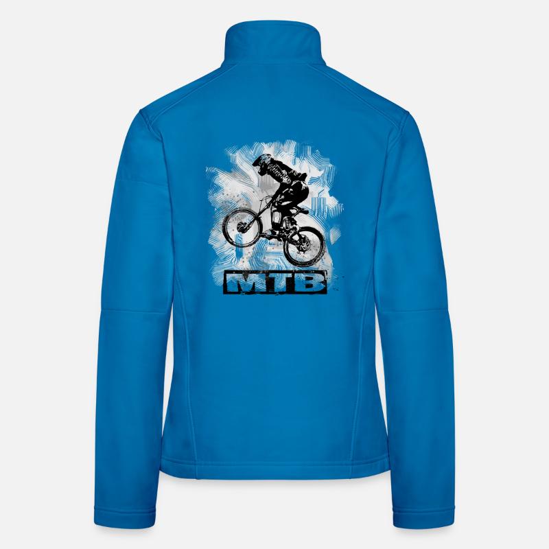 MTB - Frauen Softshelljacke - Lichtblau