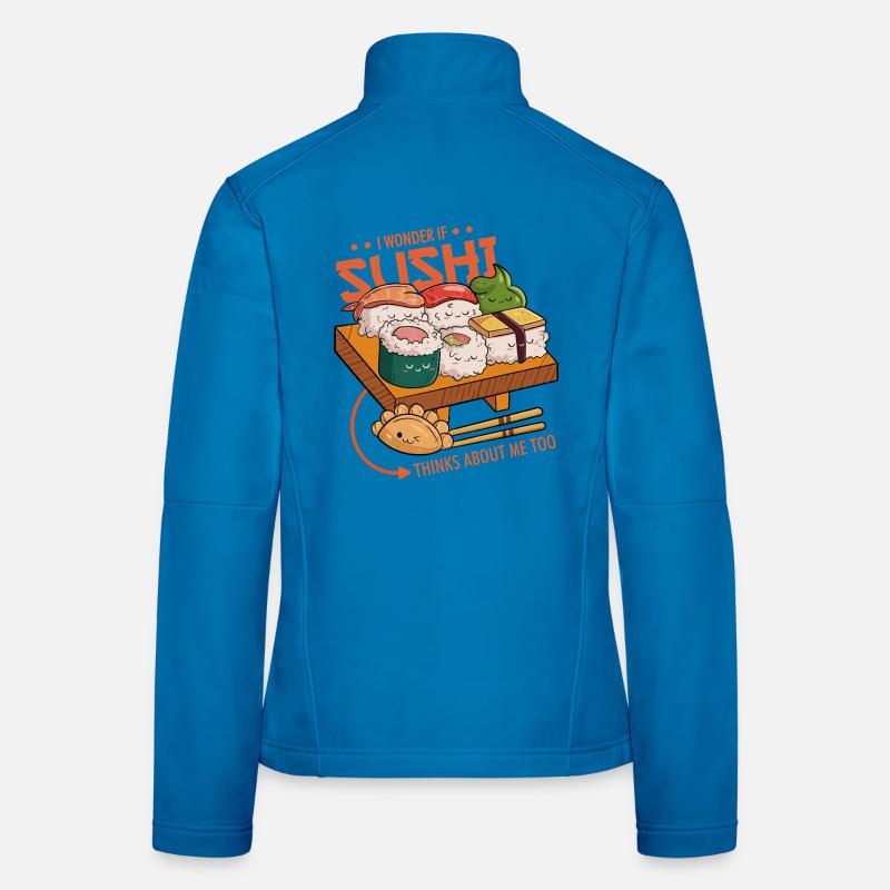 Amis du sushi Veste en tissu softshell Femme