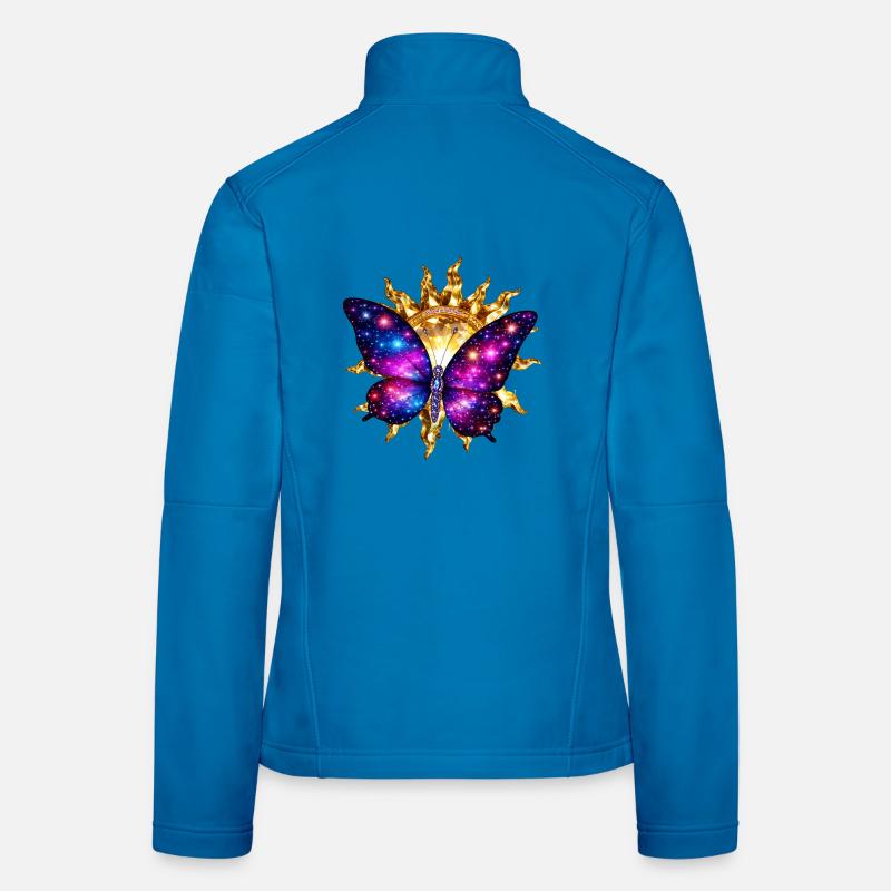 Monde du Soleil – Lumière Cosmique Éternelle Veste en tissu softshell Femme
