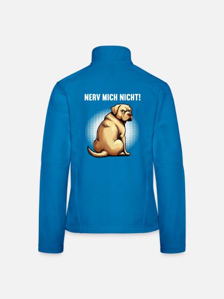 Nerv Mich Nicht Labrador Labradorbesitzer Labbi - Frauen Softshelljacke - Lichtblau - Hinten