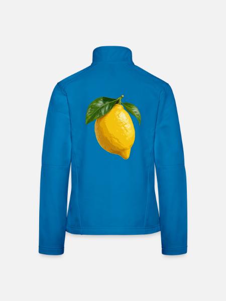Zitrusfrüchte aus Amalfi - Frauen Softshelljacke - Lichtblau - Hinten