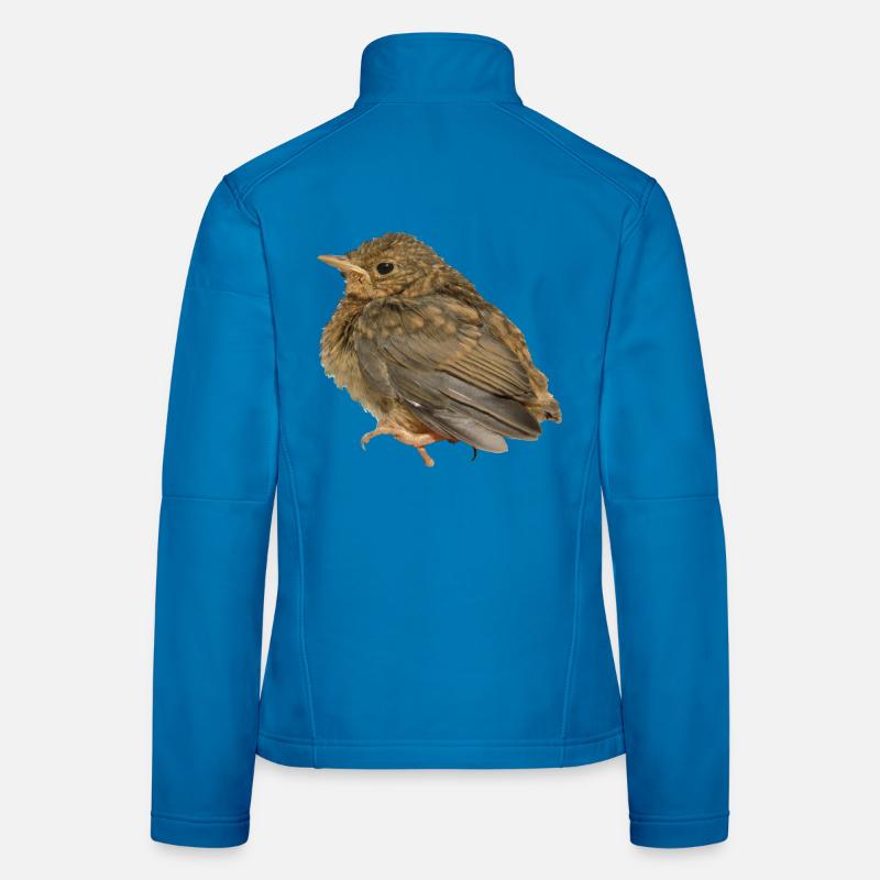 Rotkehlchen Ästling Frauen Softshelljacke