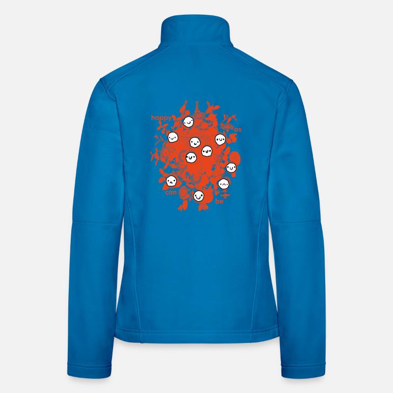 Aussi heureux que possible Veste en tissu softshell Femme