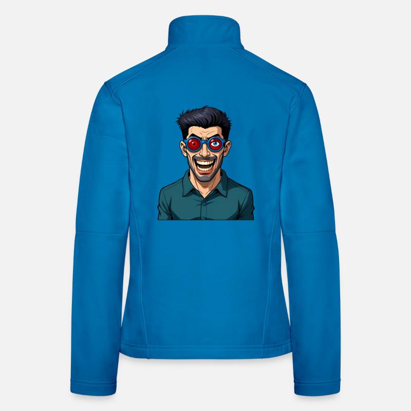 ICH BEOBACHTE DICH #1 - Geek &amp; Sci-Fi - Frauen Softshelljacke - Lichtblau