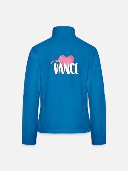 danse - Veste en tissu softshell Femme - bleu clair - Dos