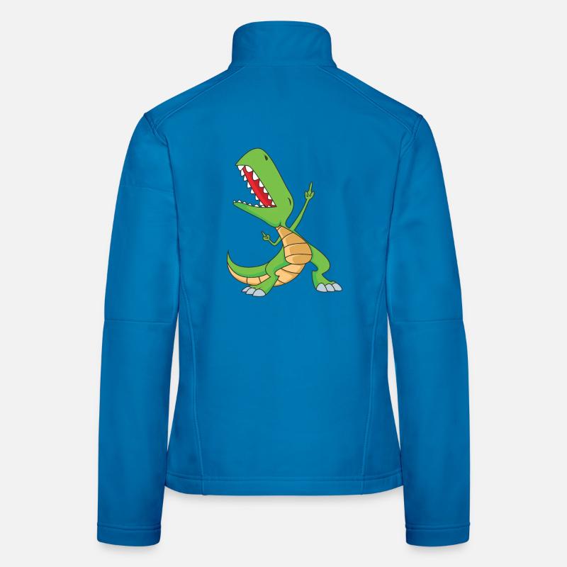 Dabbing T-Rex | Dabbing Dinosaurier Frauen Softshelljacke