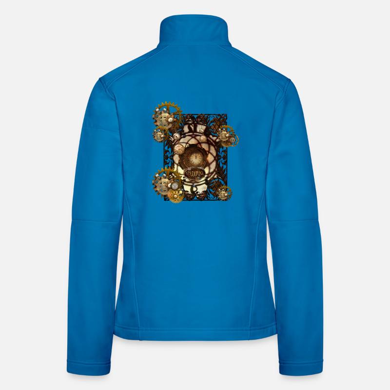 Superbe design steampunk Veste en tissu softshell Femme