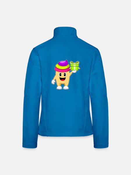Cupcake Weihnachten Paket - Frauen Softshelljacke - Lichtblau - Hinten