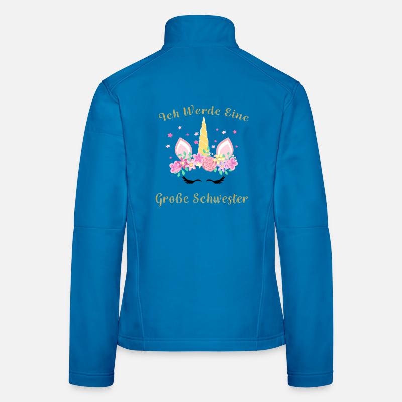 Ich werde Große Schwester Frauen Softshelljacke