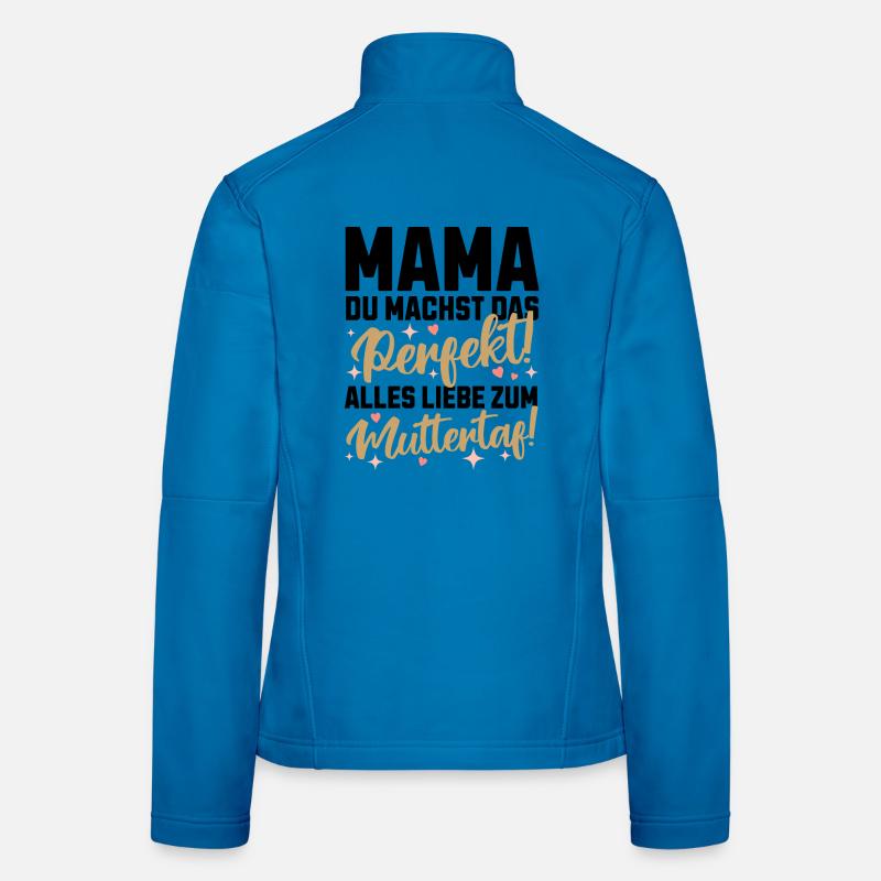 Perfekter Muttertagsgruß mit Herzen Frauen Softshelljacke
