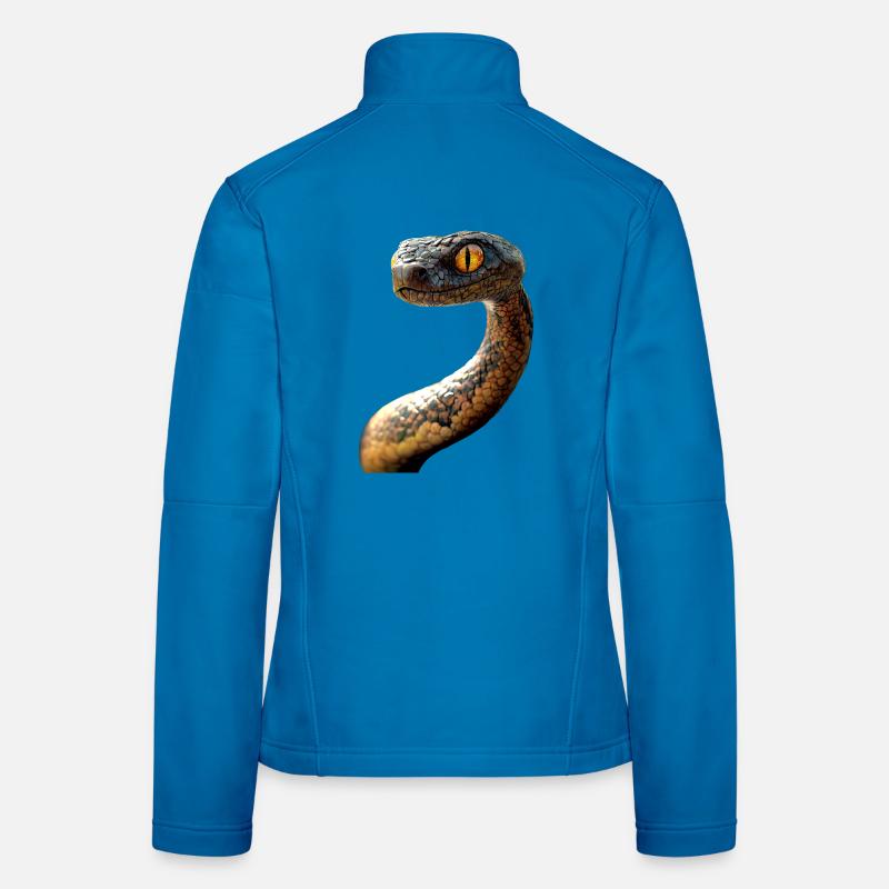 Snake Python Cobra Mamba Rattlesnake Snake Women's Softshell Jacket