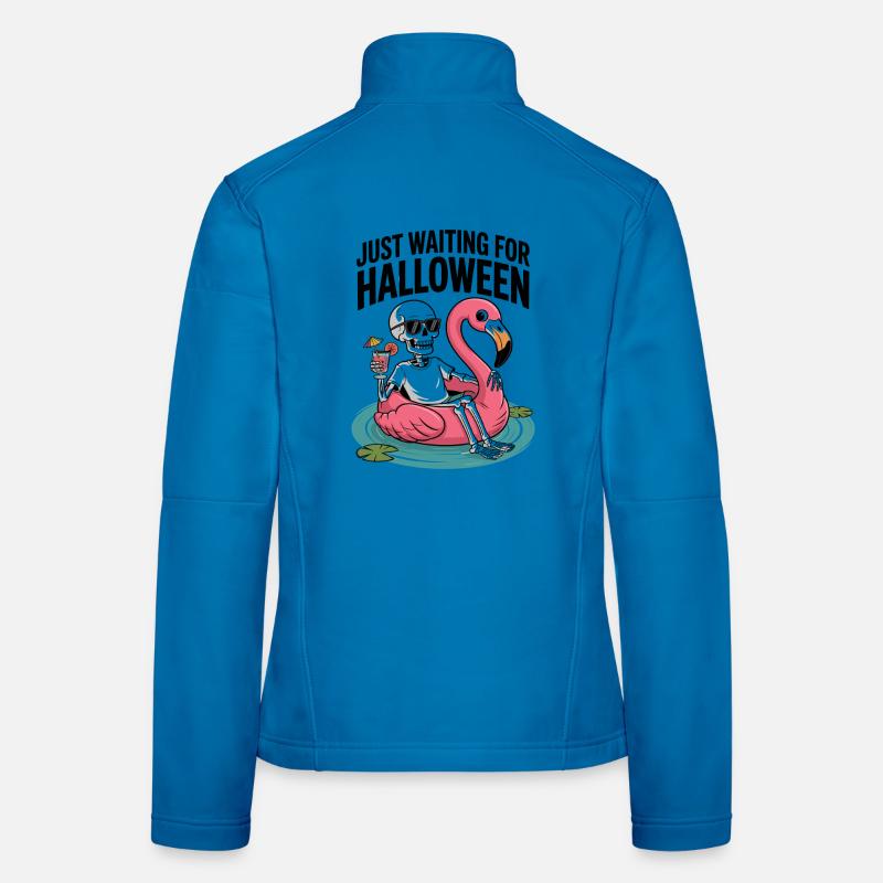 Sommerween: Wait for Halloween with Skeleton Women's Softshell Jacket
