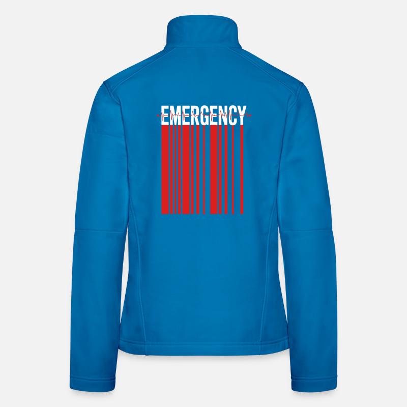 Emergency Stripe Contrast Women's Softshell Jacket