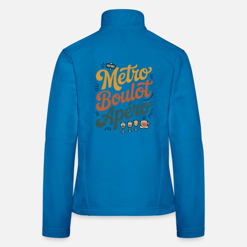 Metro Work Aperitif Humor Routine Work Evening Women's Softshell Jacket