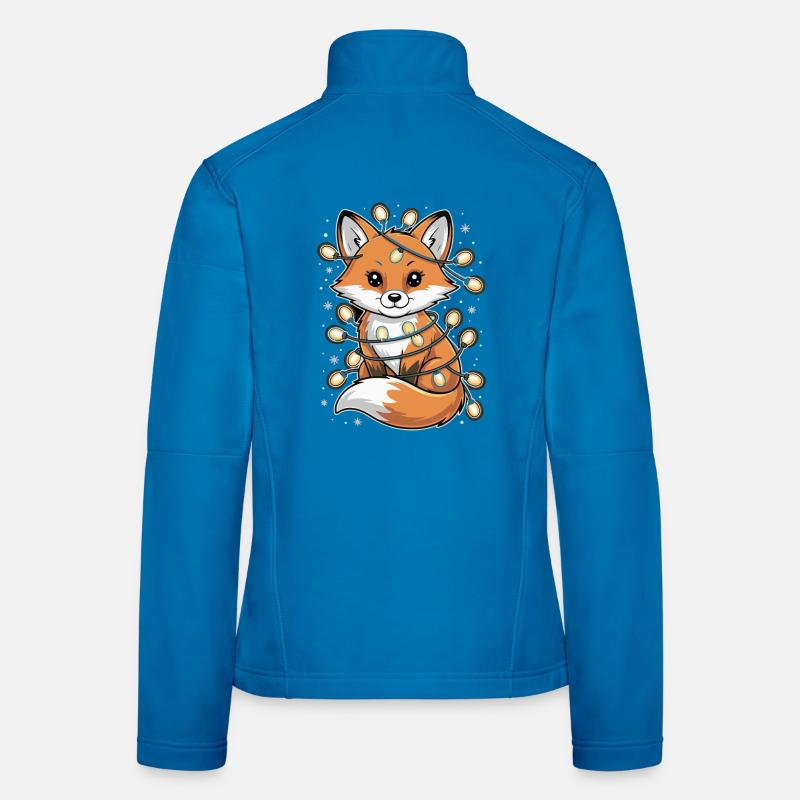Lichterfuchs in the winter magic fox Women's Softshell Jacket