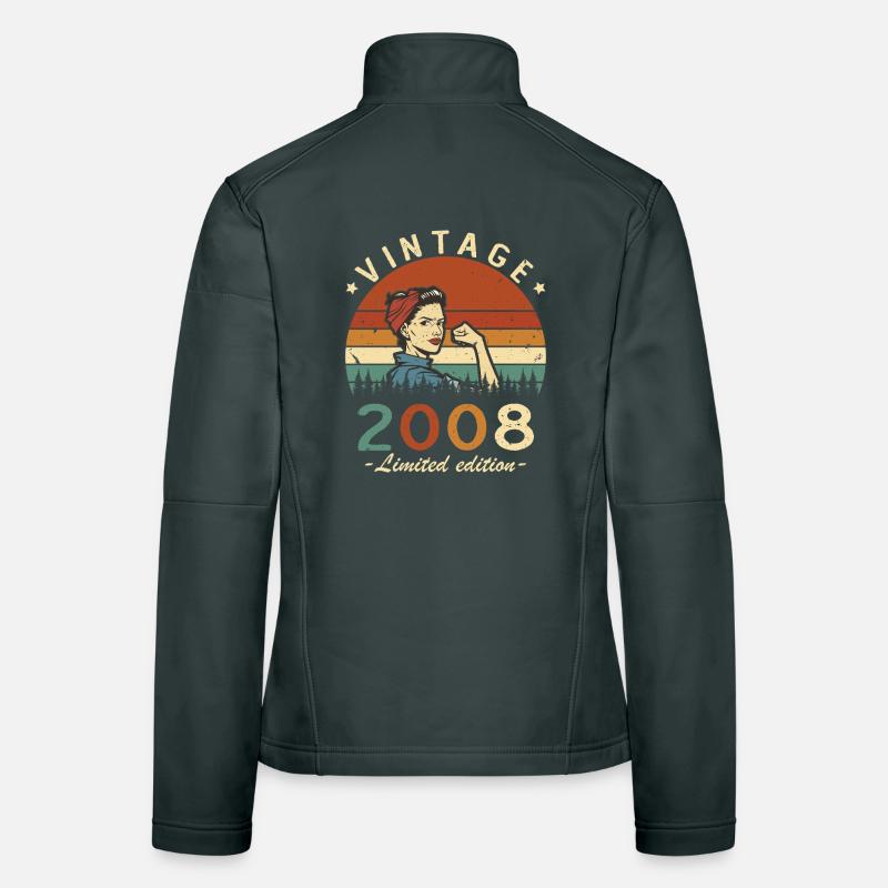 2008 Retro-Ehefrau-Geburtstagsgeschenk Frauen Softshelljacke