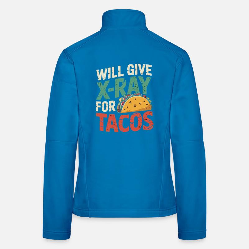 Taco Xray Saying Women's Softshell Jacket