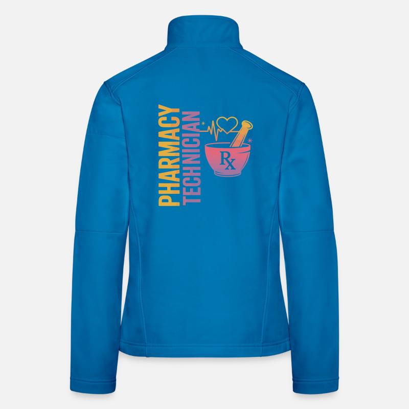 Pharmacy technician illustration Women's Softshell Jacket