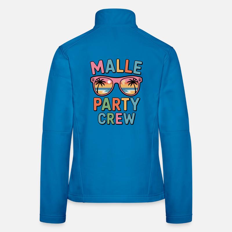 Malle Party Crew Mallorca Summer Women's Softshell Jacket
