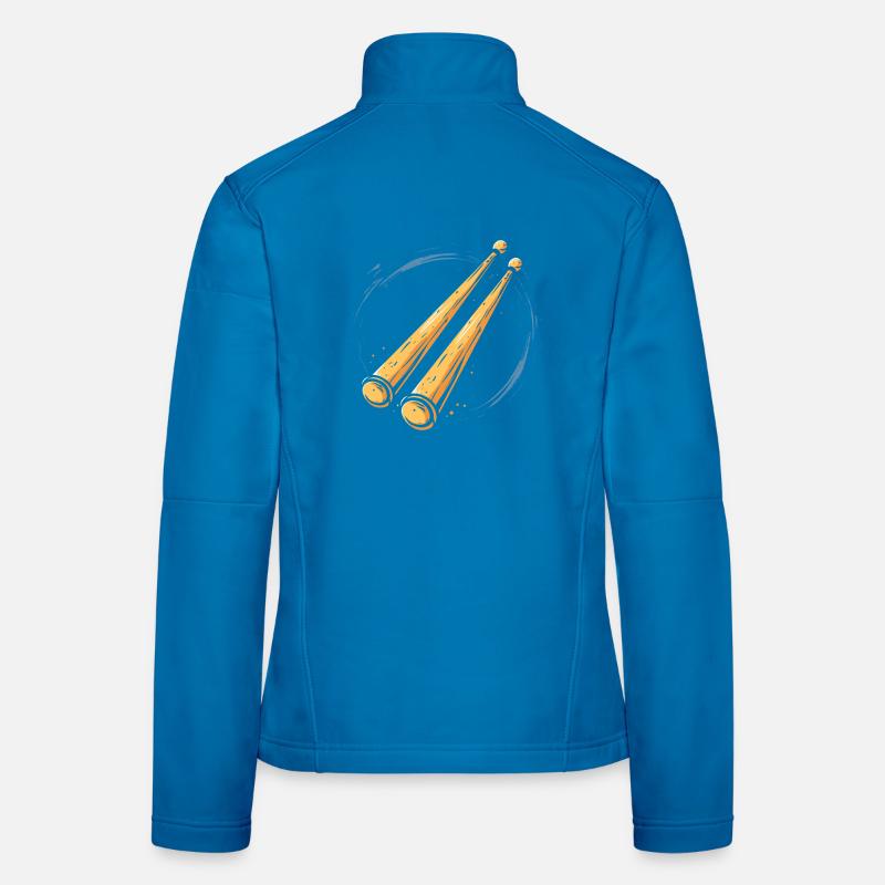 Drumsticks Graphic Women's Softshell Jacket