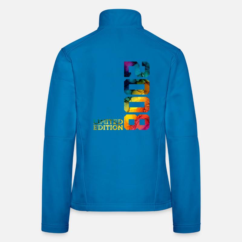 ÉDITION LIMITÉE 2008 18 ANS 18 ANS Veste en tissu softshell Femme