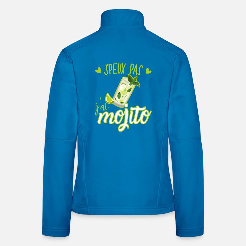 I Can't I Have Mojito - Humor Mojito Cocktail Women's Softshell Jacket