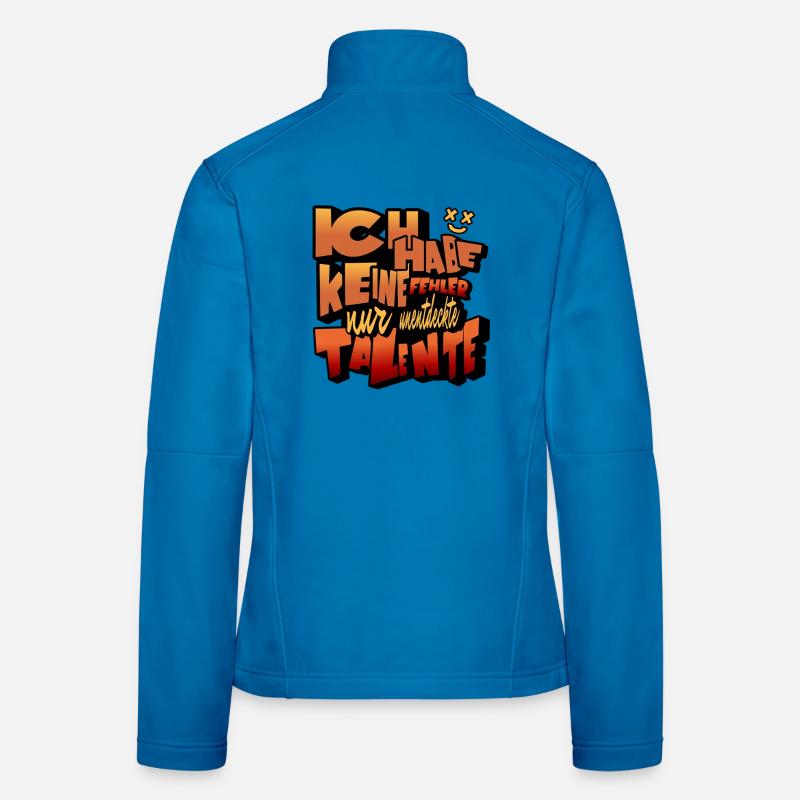 Humorvolles Statement - Positives Spruch, Fun Frauen Softshelljacke