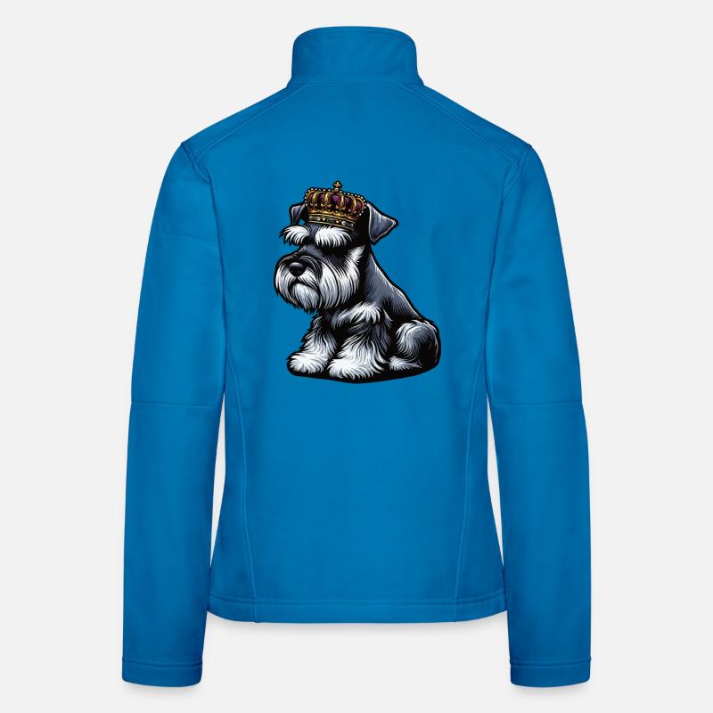 Schnauzer géant Schnauzer Propriétaire de Schnauzer Veste en tissu softshell Femme