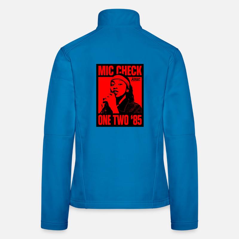 Mic Check One Two '85 Portrait Women's Softshell Jacket