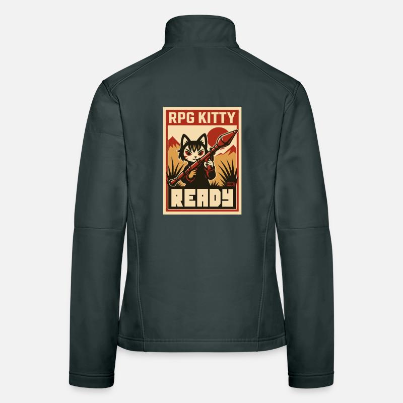 Affiche RPG Kitty Ready Veste en tissu softshell Femme