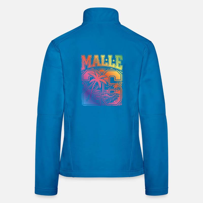 Malle 2026 Maillot Multicolore Veste en tissu softshell Femme
