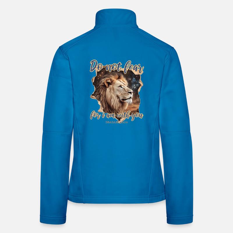 Löwe Christlich Frauen Softshelljacke