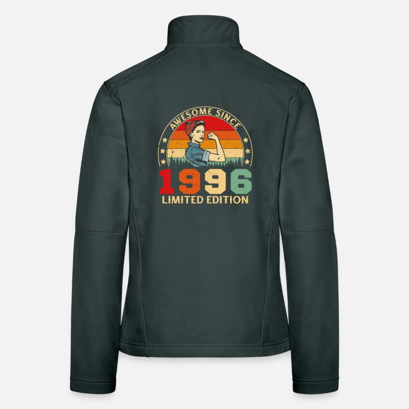 1996 Vintage Retro Geburtstagsgeschenk Frauen Softshelljacke