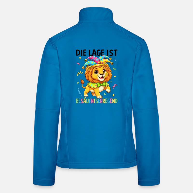 Die Lage Ist Besäufniserregend Löwe Frauen Softshelljacke