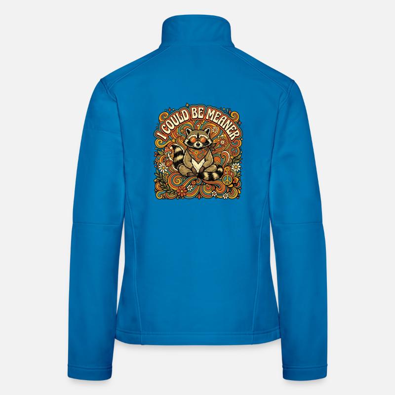 Ich könnte gemeiner, lustiger Waschbär sein Frauen Softshelljacke