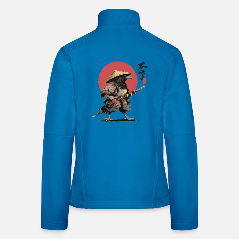 Samouraï Corbeau : Guerrier du Soleil Rouge Veste en tissu softshell Femme