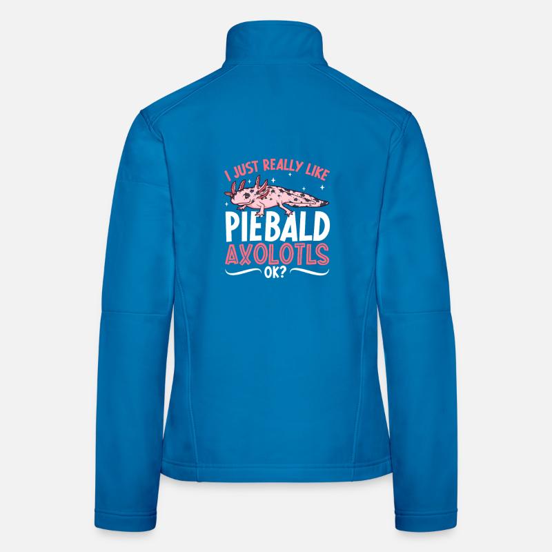 J’adore mon Axolotl Piebald Veste en tissu softshell Femme