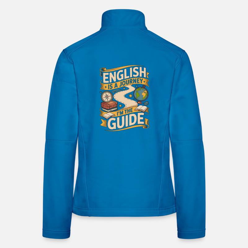 Enseignant d’anglais langue seconde anglais est un parcours Je suis enseignant en langue seconde langue seconde Veste en tissu softshell Femme