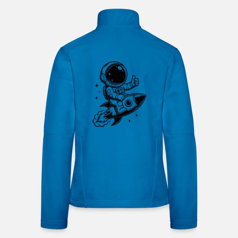 Astronaute en aventure spatiale Veste en tissu softshell Femme