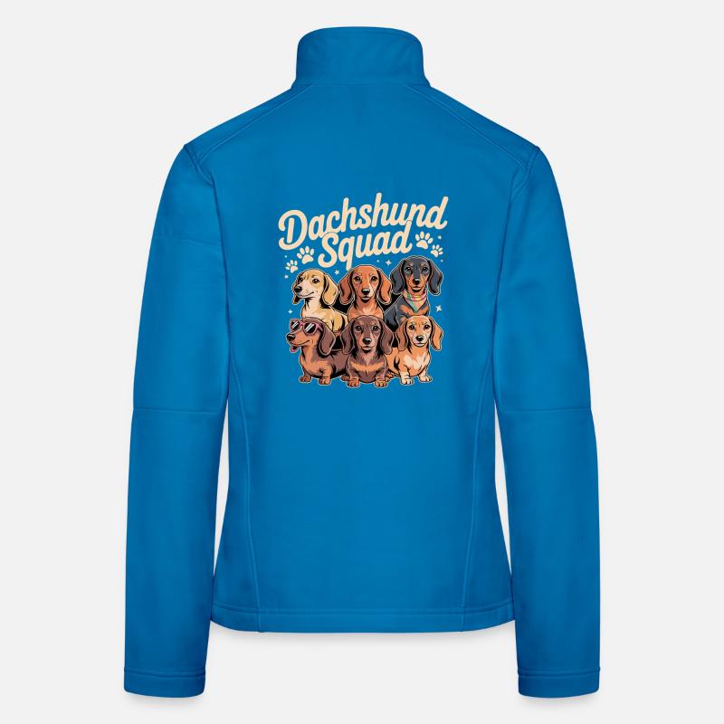Dachshund Squad Women's Softshell Jacket