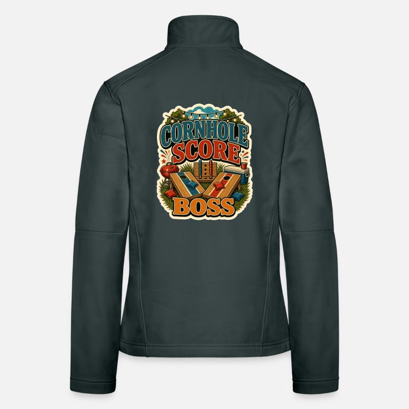 CORNHOLE SCORE Women's Softshell Jacket