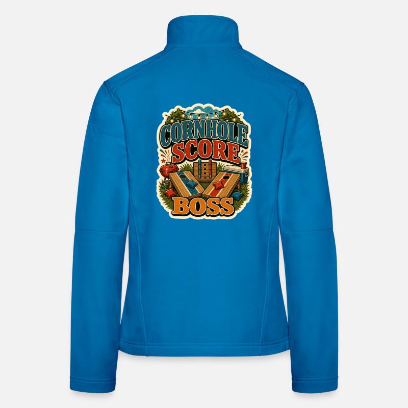CORNHOLE SCORE Women's Softshell Jacket